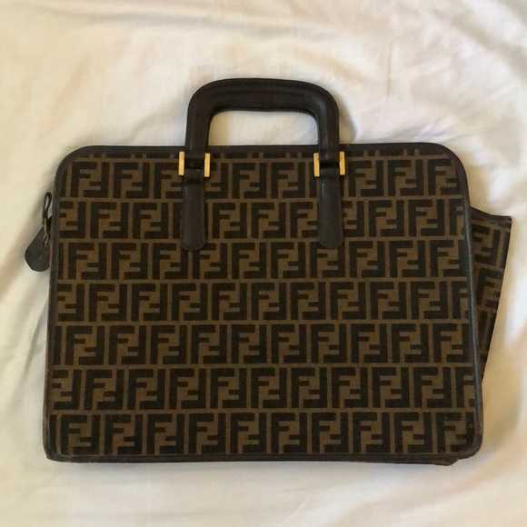 vintage fendi briefcase